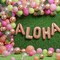 Hawaiian Luau Birthday Party Decorations 329PCS Tropical Aloha Rose Gold Party Supplies for Summer Beach Decor Disposable Dinnerware Set